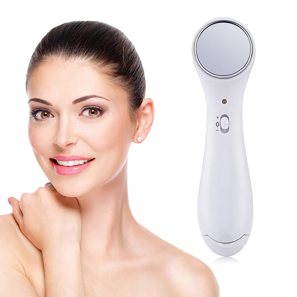 Ultrasonic Facial Beauty Device Iontophoresis Face Cleaner Anti-aging Wrinkle Removal Face Skin Lift Massager Beauty Care Tools